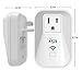 KMC KMC 2-pack Smart Plug Outlet Mini,Works Amazon Alexa/Google Home/IFTTT white