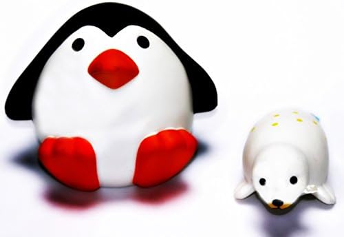Slow Rising Squishies - Jumbo Penguin Squishy and Cute Seal Squishy - Squishy Sea Animals Bundle