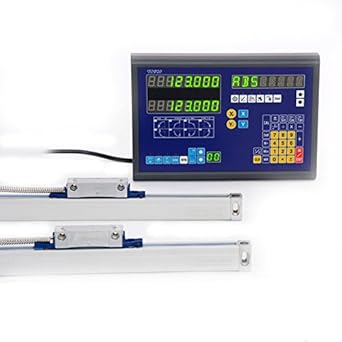 BIGA molinillo de lectura digital de 2 Axis DRO Torno máquina con codificador lineal lineal escala: Amazon.es: Amazon.es