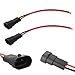 TOMALL 9005 9006 Male Socket Connector for Headlights Light Bulb Retrofit Extension Wiring Harness