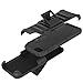 iPhone 7 Case, LK [Heavy Duty] Black Armor Holster Defender Full Body Protective Hybrid Case Cover with Belt Swivel Clip for Apple iPhone 7