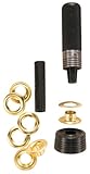 General Tools 1260-0 Solid Brass Grommet Kit, 1/4-Inch