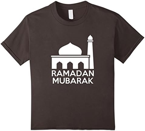 Kids Ramadan Mubarak T-Shirt 4 Asphalt
