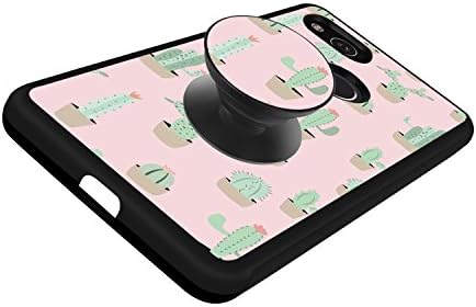Cactus 4 Google Pixel XL 2 Case, Customizable TPU Shock Absorption Protective Pixel XL2 Case Cover with Multifunction Pop Mount Holder for Google Pixel 2 XL - Cactus 4