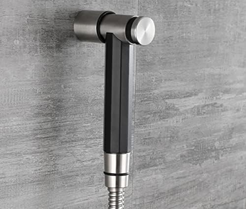 Stainless Steel Handheld Bidet Sprayer Head – Shattaf For Toilet, Diaper Sprayer (Brushed Nickel)