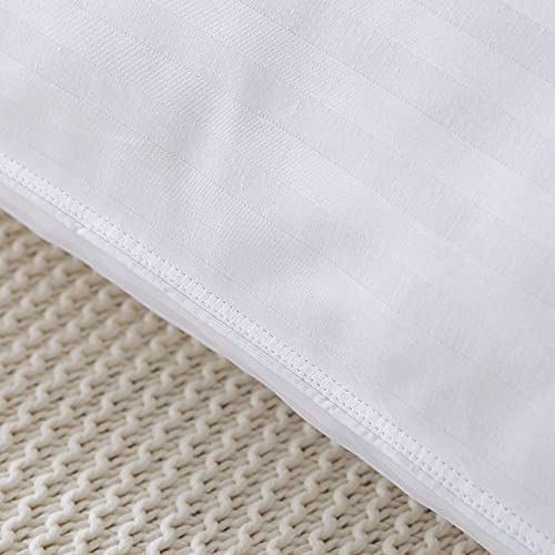 YZTEX 2 Pack Goose Feather and Down Pillows 100% Cotton Shell Soft Hotel Quality Pillows(40% Down)