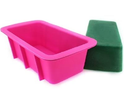 Allforhome(TM) Rectangle Silicone Oven Soap Mold Cake Pans Handmade Soap DIY MINIATURE Bread Loaf Mold Soap Making Molds