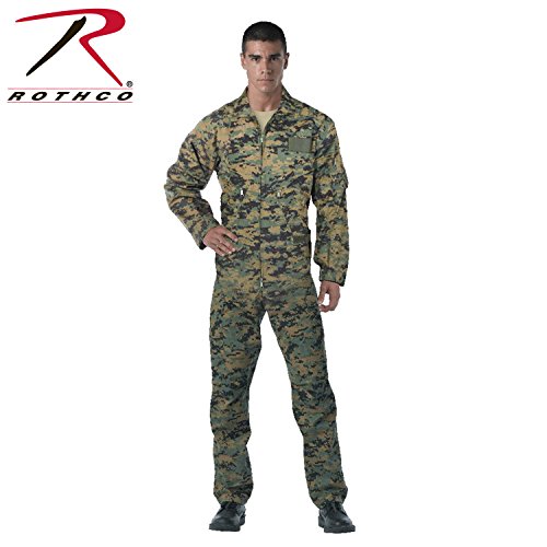 Rothco Flight Coverall, Woodland Digital, Small