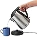 Aroma Housewares AWK-1400SB 7 Cup Stainless Steel Electric Kettle, 1.7 L, Silver