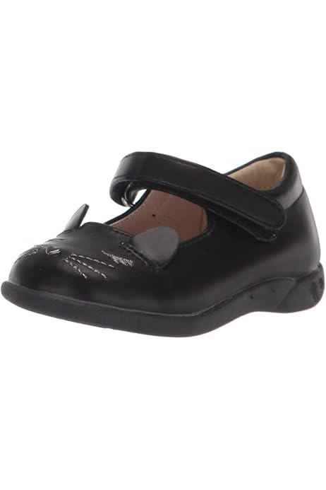 Black Toddler Shoes Girl The Children's Place Zapatos Comfort Flex