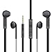 In Ear Headphones, PWOW Wired Earphones iPhone Earphones Earbuds with Microphone and Remote Control 2 Packs