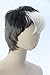 Short Black and White Two Tone Anime Cosplay Costume Wigs Voltron Shiro Party Wig