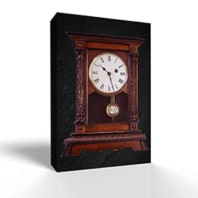 Canvas Wall Art Vintage Clock Pictures Home Wall Decorations for Bedroom Living Room Paintings Canvas Prints Framed - 12x18 inches