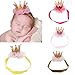 DZT1968® Baby Girl Bling Bling Crown Pearl Headband Head Wrap Hair Band Headwear