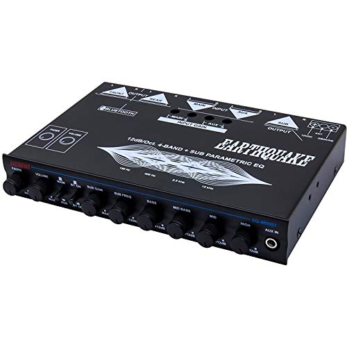 Earthquake Sound EQ-4000BT 4-Band Parametric Equalizer w/Wireless Connect Capability