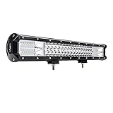 MICTUNING DB-III Led Light Bar, 20.5 Inch 216W Combo Spot Flood Led Work Light 19440lm Off Road Tri-Row Driving Fog Lights for Jeep Rzr ATV UTV SUV Truck Pickup Boat