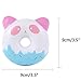 Solvang Kawaii Cute Turtle Squishies Jumbo Slow Rising Soft Scented Toys Squishy Stress Reliever Kids Adult Gift (1PCS Panda Donuts Random Color)
