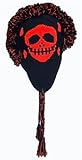 Best Winter Hats Bright Neon Skull Design Mohawk Winter Ear Flap Hat (One Size)