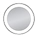 Zadro 15X Magnification Next Generation LED Lighted Suction Cup Mirror, Black, Silver Finish