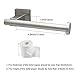 XVL Toilet Paper Holder Tissue Holder SUS304 Stainless Steel Brushed G320A