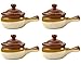 Gibson French Onion Soup Crock Bowls with Handles, 15 Ounce - Set of 4