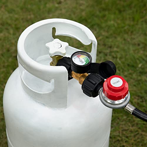 SHINESTAR Universal Propane Tank Gauge for 540 Pound LP Tanks Gas