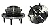Detroit Axle - Front 2pc Wheel Bearing Hubs for 2005-2010 Dodge Dakota, 2006-2009 Mitsubishi Raider, 2 Wheel Bearing & Hubs Assembly Set 2006 2007 2008 2009 Replacement