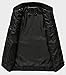 Youhan Men's Casual Zip Up Slim Bomber Faux Leather Jacket