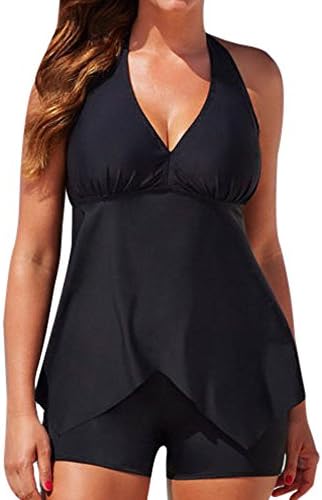 Tankini Sets with Boy Shorts Ladies Women Swimwear Two Piece Swimsuits