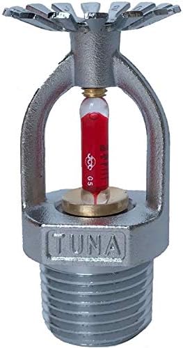 Tuna (4 Pack) UL Listed 1/2 NPT Fire Sprinkler Head 155°F (68°C) K=5.6 Pendent Spray K80 Standard Response for Automatic Fire sprinkler System Pendent Chrome