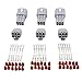 TinFmoon 3 Sets 6 Pin Way Waterproof Electrical Connector Plug for Car Auto etc.