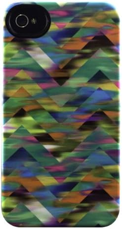 Uncommon LLC C0010-A Ana Romero Chevron Multi Deflector Hard Case for iPhone  4/4S - Retail Packaging - Multicolored