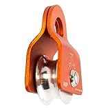 Fusion Climb Ekat Micro Aluminum Side Swing Pulley Orange 20KN