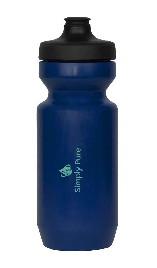 Simply Pure Purist 22 Oz BPA-Free Water Bottle by Specialized Bikes (Watergate Cap) - Tide