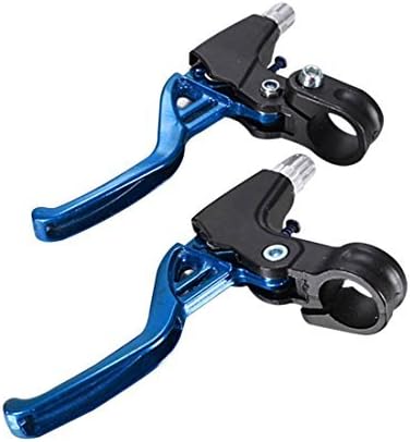 Bicycle Brake Levers - KHENG 2Pcs Aluminum Alloy Bicycle Brake Levers Blue