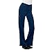 Dickies Xtreme Stretch Women's 82851 V-Neck Top & 82011 Drawstring Pant Medical Uniform Scrub Set (Navy - Medium)