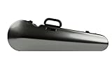 Bam Hightech Contoured Violin Case - Silver Carbon