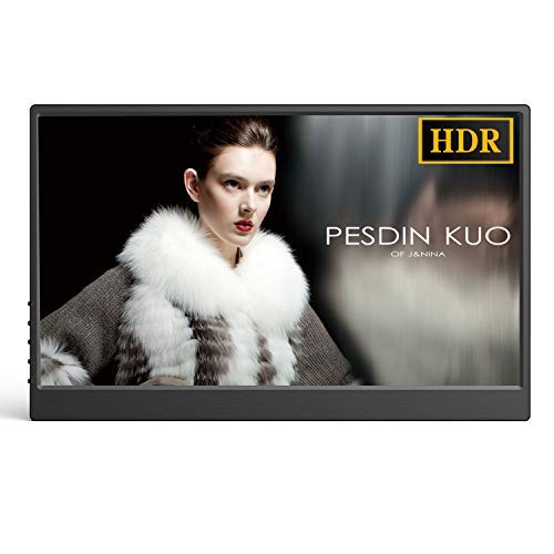 UPERFECT 13.3-inch Computer USB C Monitor Portable Game Display 1920×1080 HDR LED Screen IPS Dual Speakers Low Blue Light Freesync VESA Fit for Mini HD Type-C