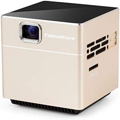 Mini Projector, Fuleadture 1080P Portable LED Video Projector 100 Lumens Pico Projector Support WiFi Connection for Home Cinema Theater / Game / TV Show