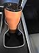 Silver Buffalo Double Walled Stainless Steel Travel Tumbler, 20-Ounces, Matte Orange