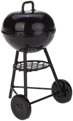 Metal Picnic Kitchenware Barbeque BBQ Cook Roasting Oven 1/12 Dollhouse Miniature