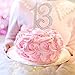 Ella Celebration 13 Cake Topper for 13th Birthday Party, Rose Gold Decoration, Rhinestone Metal Number (Rose Gold)