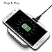 LANIAKEA Wireless Charger, BaseShip Qi Wireless Charging Pad for Samsung Galaxy S7/S6/Edge/Plus/S6 Active, Google Nexus 6/5/4 & More,Black.