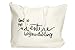 Adornlee Canvas Tote Bag with Special Saying - Zipper Top, Interior Pocket, 100% Cotton