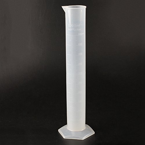 Cylinder - TOOGOO(R)10 25 50 100 250 500ml graduated cylinder to measure students Laboratory DIY 6 pcs