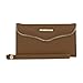 Rebecca Minkoff Wristlet, M.A.B. Tech Wristlet Case [Protective] Designer Clutch Wristlet fits Apple iPhone 7 - Almond Leather