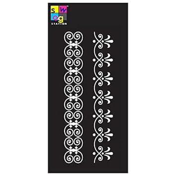 border stencilornate borders and lace stencilreusable