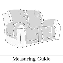 TOMORO Non-Slip Oversized Loveseat Recliner