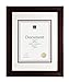 Kiera Grace Hailey Document Frame, 11 by 14-Inch Matted for 8.5 by 11-Inch Document, Dark Brown