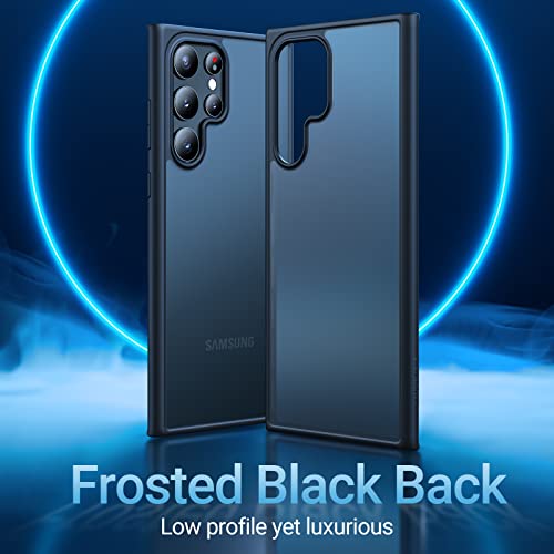 TORRAS Shockproof Designed for Samsung Galaxy S22 Ultra Case, Military